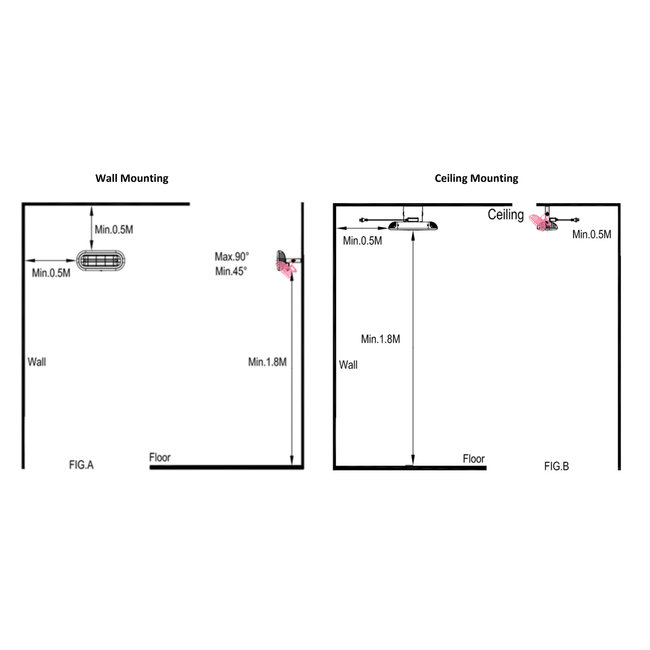 Herschel Miami 2000W,  infraroodterrasverwarmer