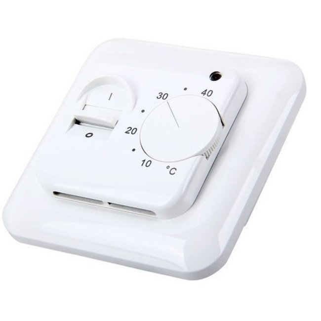 Quality heating Complete 150 Watt mat set inclusief eenvoudige draai thermostaat