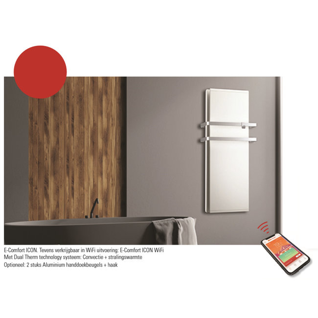 DRL products E-Comfort ICON,  wit, 750/1000/1500 watt, optie wifi