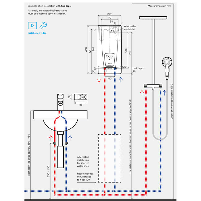 Clage Elektrische instant heater DSX touch