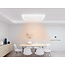 Quality heating QH-HL - Remote control infrarood paneel wit met led verlichting 840W
