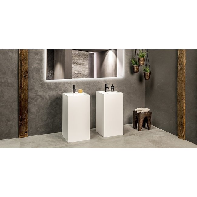 Quality heating Spiegel met led verlichting infrarood verwarming 60X100 580Watt