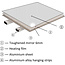 Quality heating Spiegel met led verlichting infrarood verwarming 60X120 700Watt