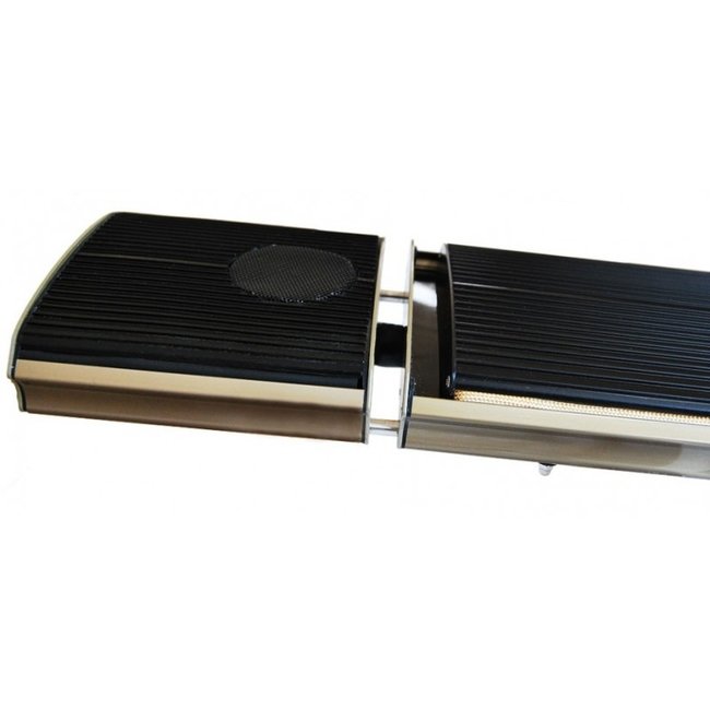 Infrarood black heater, 1000 W met speakers