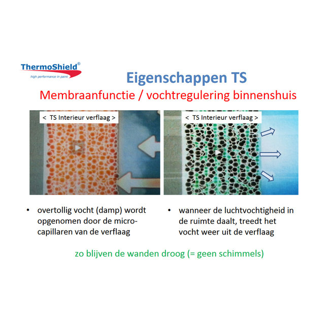 ClimateCoating Vital - schimmelwerende muurverf,  WIT of KLEUR