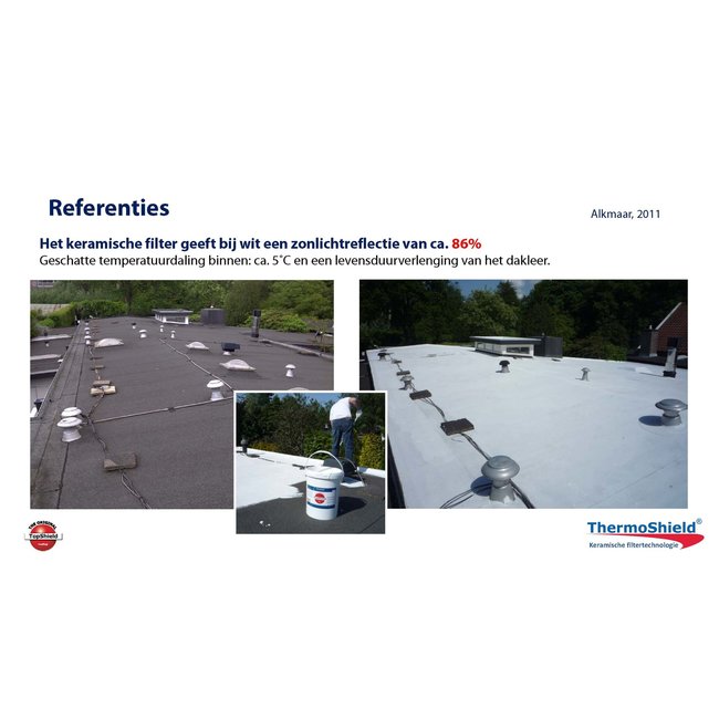 ClimateCoating ThermoActive - temperatuur- en vochtregulerende dakverf