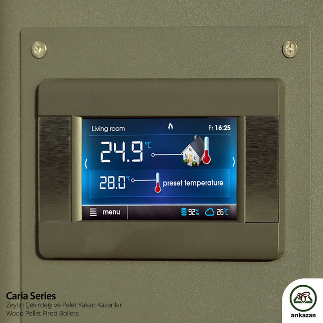 Arikazan Caria – CP-100 kW biomassaketel