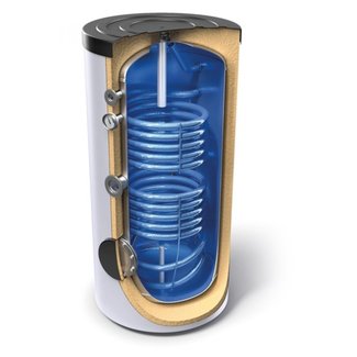Tesy Buffervat 400 L met 2 warmtewisselaars