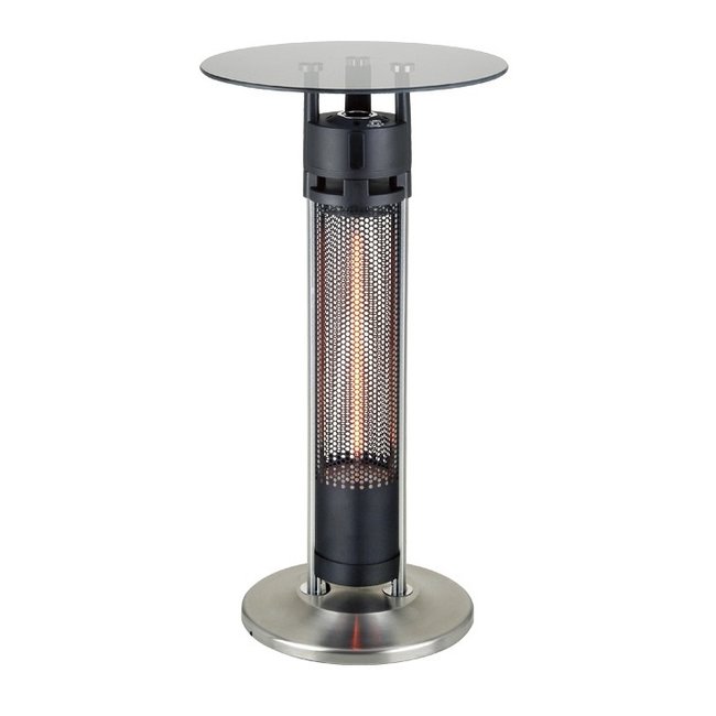 Quality heating Hoog model glazen infrarood statafel terrasheater 1600Watt