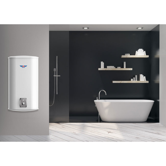 DAT Aparici Verticale elektrische antikalk boiler 100L, FLAT model, 2 kW