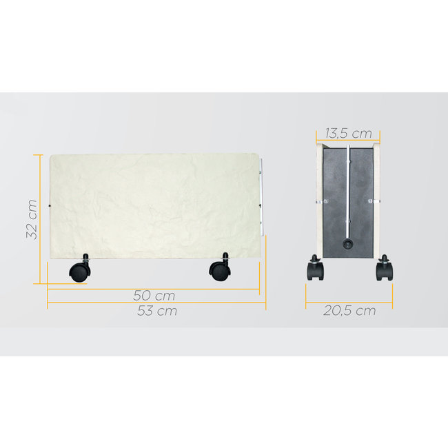 Climastar Silicium Optimus mobiele verwarming 1600 Watt