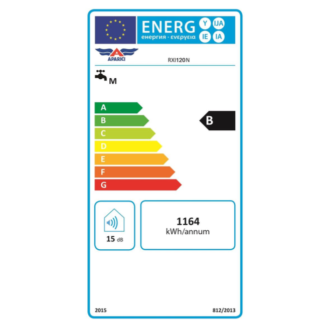 DAT Aparici Verticale Smart anti kalk elektrische boiler 120 liter