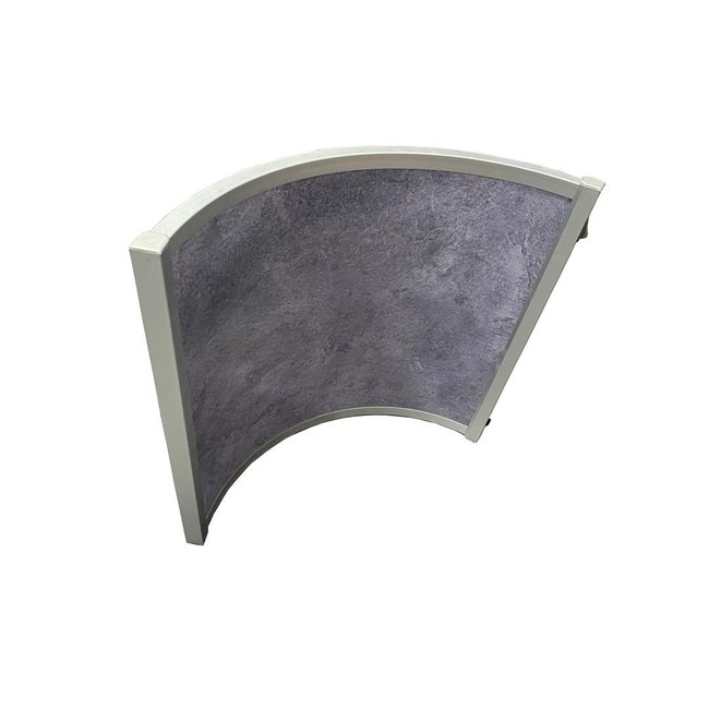 Quality heating Gebogen mobiele infrarood verwarming curve stone paneel 300Watt