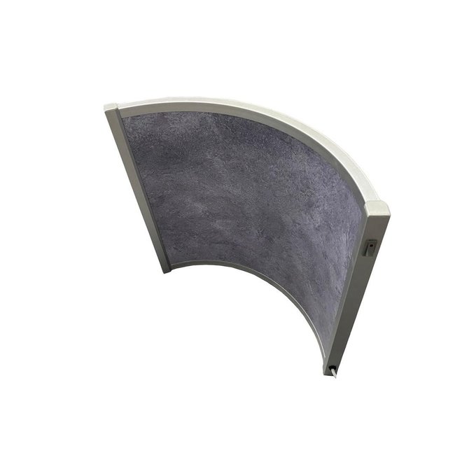 Quality heating Gebogen mobiele infrarood verwarming curve stone paneel 300Watt