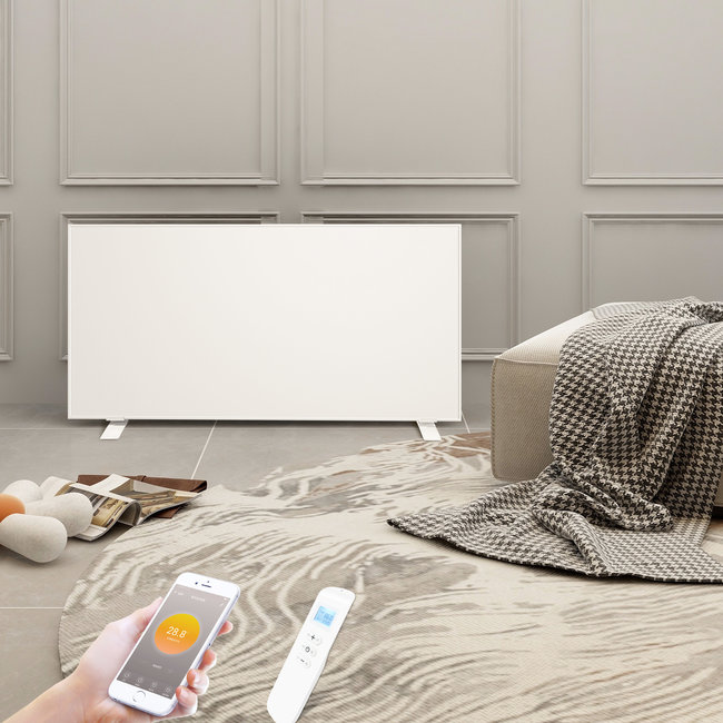 Quality heating QH-OR Serie Verplaatsbaar wifi infraroodpaneel 350, 450 of 700 watt inclusief afstandsbediening