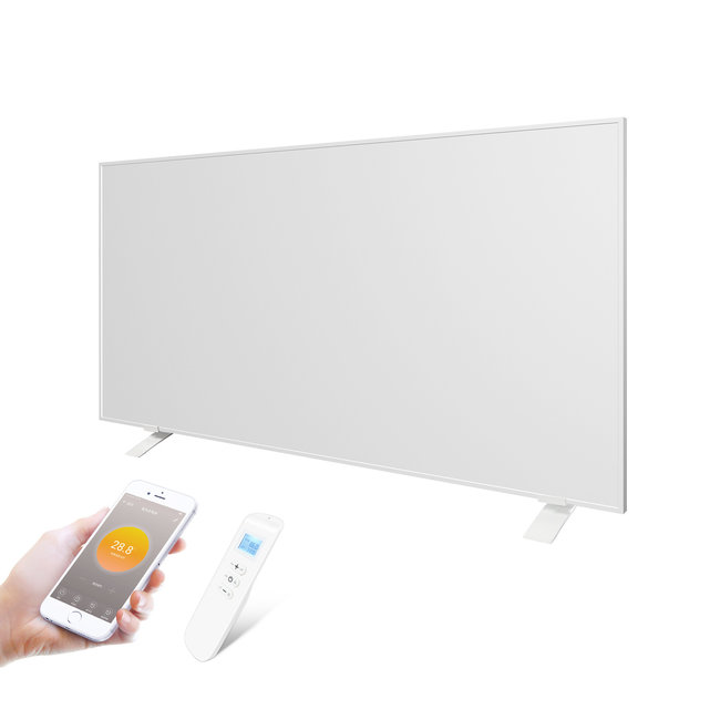 Quality heating QH-OR Serie Verplaatsbaar wifi infraroodpaneel 350, 450 of 700 watt inclusief afstandsbediening