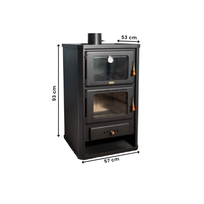 Prity Vrijstaande houtkachel met oven FG - 14 kW