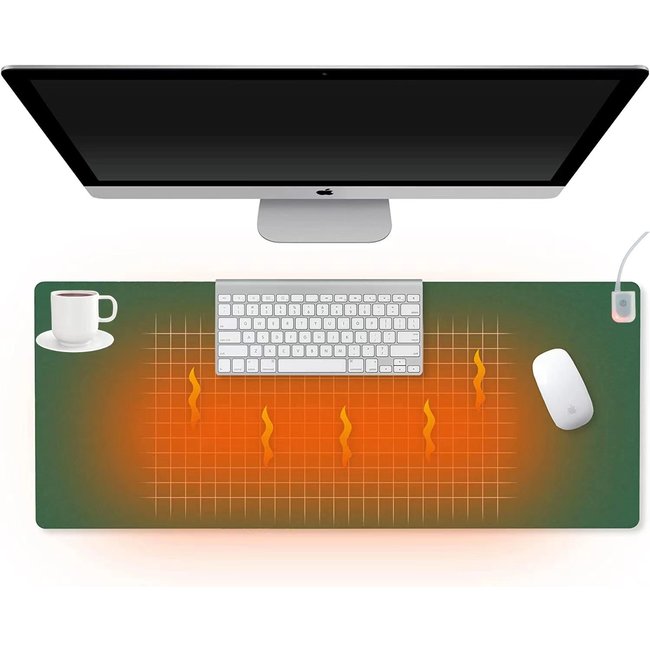 Quality heating Verwarmde bureau-onderlegger met instelbaar vermogen