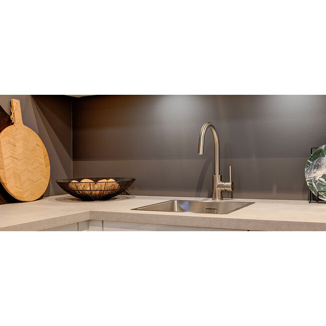 Caressi ECO Eénhendel mengkraan RVS  (CA125BK U)