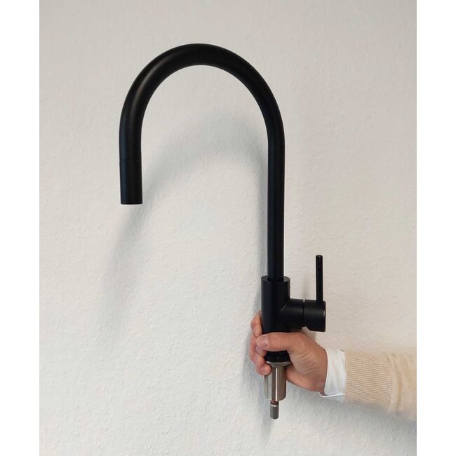 Caressi ECO Eénhendel mengkraan RVS  (CA125BK U)