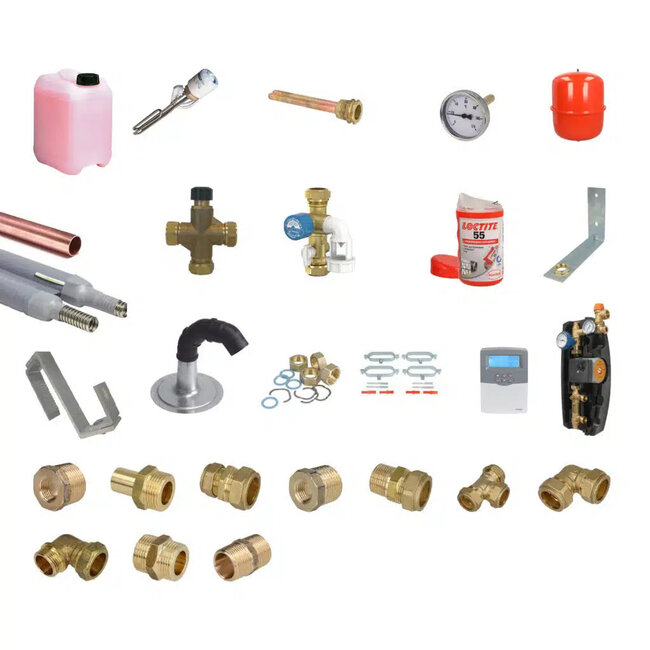 Trendy Eco Zonneboilerset voor tapwater en woning verwarming 1000L met 3x heatpipes SCM 30