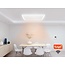 Quality heating QH-HL Wifi - Remote control infrarood paneel wit met led verlichting 700W