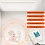 Quality heating QH-HL  Wifi - Remote control infrarood paneel wit met led verlichting 840W