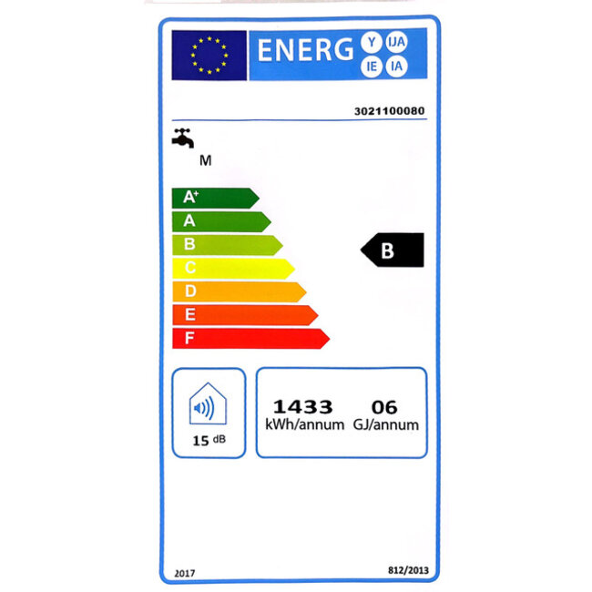 DAT Elektrische boiler 80L, RVS INOX, 1200 Watt
