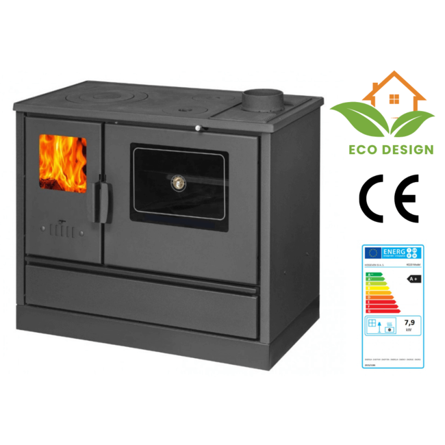 Balkan Energy Oven-houtkachel 8 kW - 4020