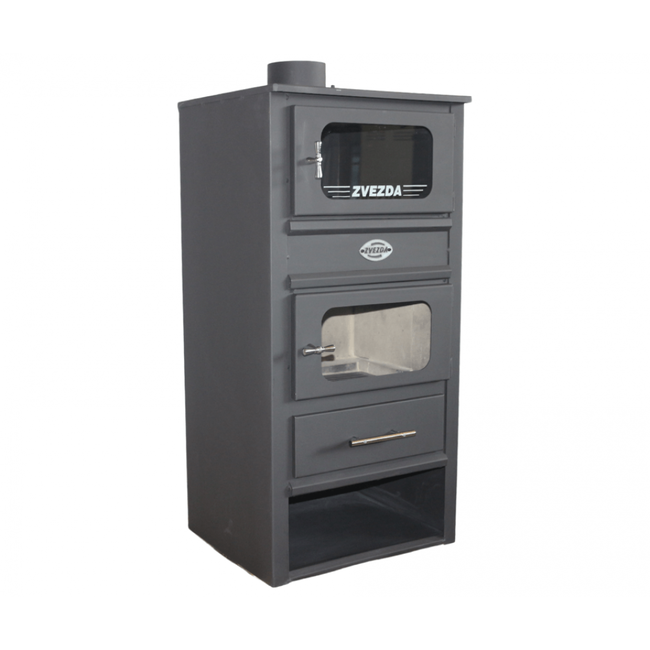 Zvezda  Vrijstaande houtkachel met oven MF - 10,6 kW