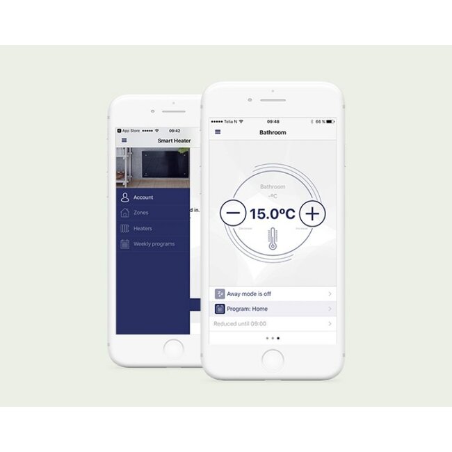 Adax Adax Neo Wifi - Design Elektrische Radiator met Wifi-bediening