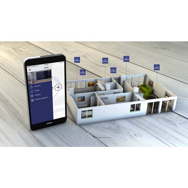 Adax Clea Wifi 600/800/1000/1200 watt elektrische verwarming