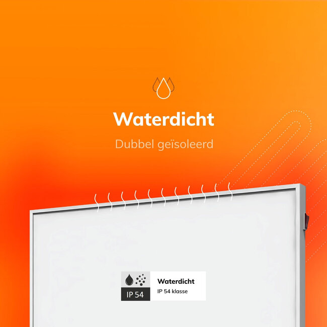 Quality heating QH-AK Serie Verplaatsbaar infraroodpaneel 350, 450, 580 of 700 watt