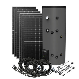 Fothermo SET Photovoltaische boiler 300 Liter met 6 panelen