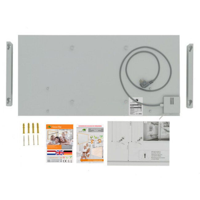 Green Hat Ceramic+ Wifi Infrarood verwarmingspaneel 500 - 1000W