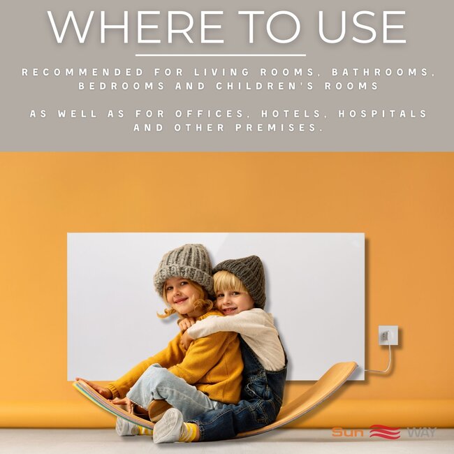 Green Hat Ceramic+ Wifi Infrarood verwarmingspaneel 500 - 1000W