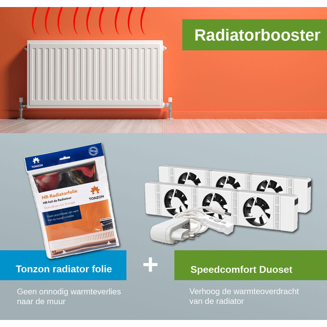 Radiator booster pakket (Tonzon & Speedcomfort)