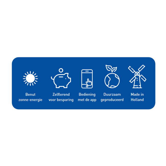 Itho Daalderop RVS verticale zonnestroomboiler 60L Mono 1000W