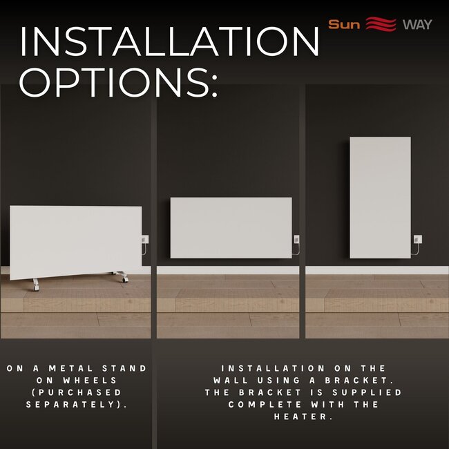 Green Hat 2 kans Ceramic+ Wifi Infrarood verwarmingspaneel 750 W