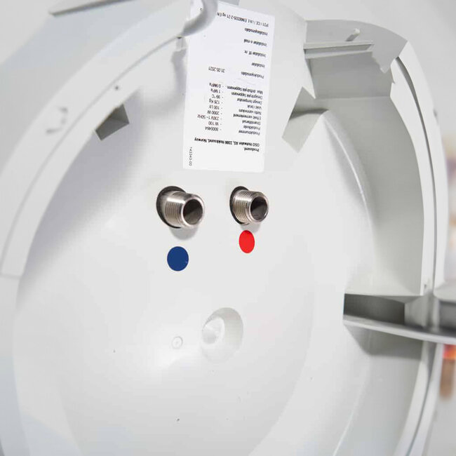 Masterwatt Wally 50L RVS direct gestookte boiler