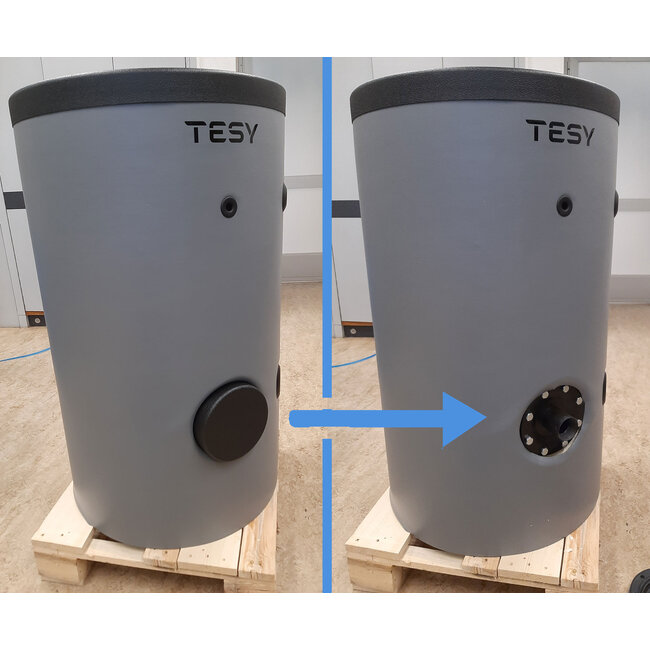 Flens voor elektrisch element, 8 gaats elektrisch element 1 1/2 duims fitting en pakking