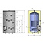 ELDOM Green Line Staande 200 liter boiler met  warmtewisselaar en handbediening
