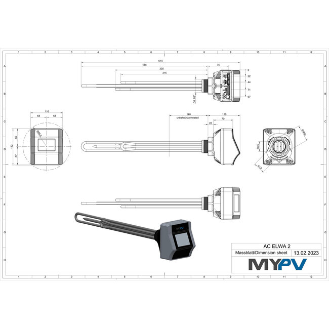 My-PV 300L hygiene zonnestroomboiler set