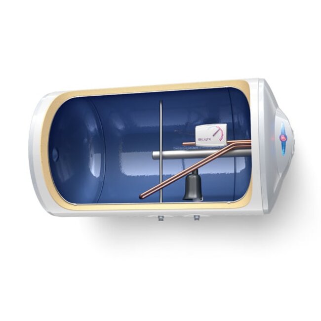Tesy Elektrische Boiler 80L, horizontaal, 2kW, voor wandmontage