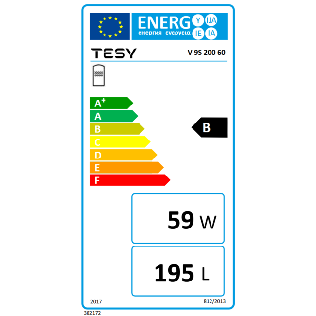 Tesy Buffervat voor systeemwater 200 liter met 1 wisselaar