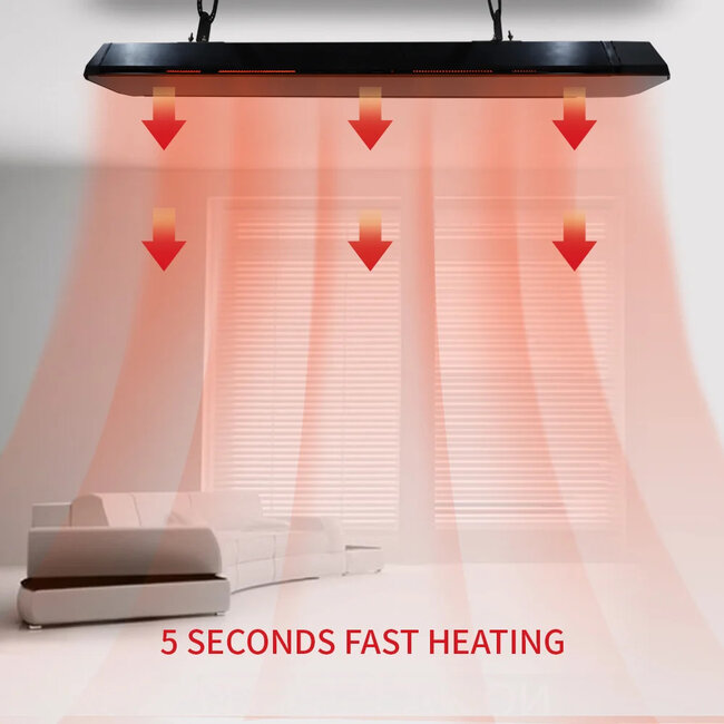 Quality heating Infrarood terrrasverwarmer Calore Wifi