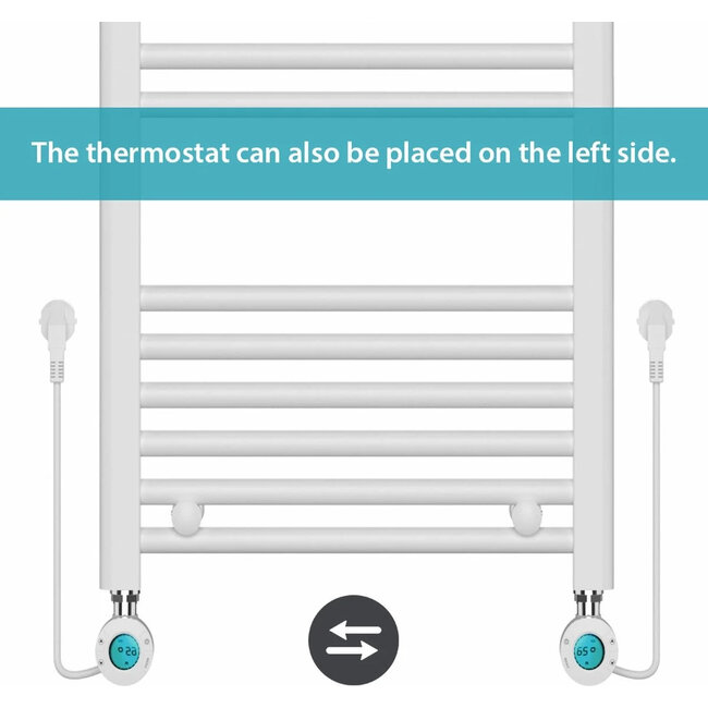 Quality heating Quality Heating - Elektrische Handdoekradiator - Energiezuinig 500W