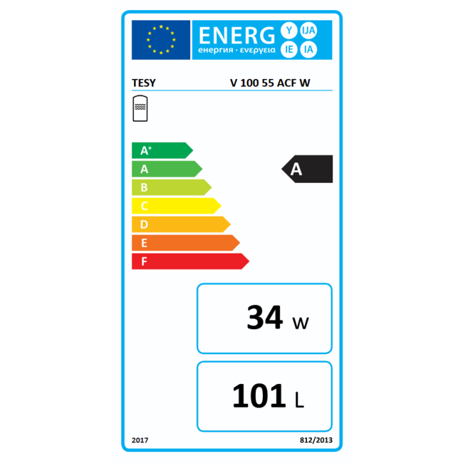 Tesy Buffervat voor systeemwater 100 liter met anticondensoplossing