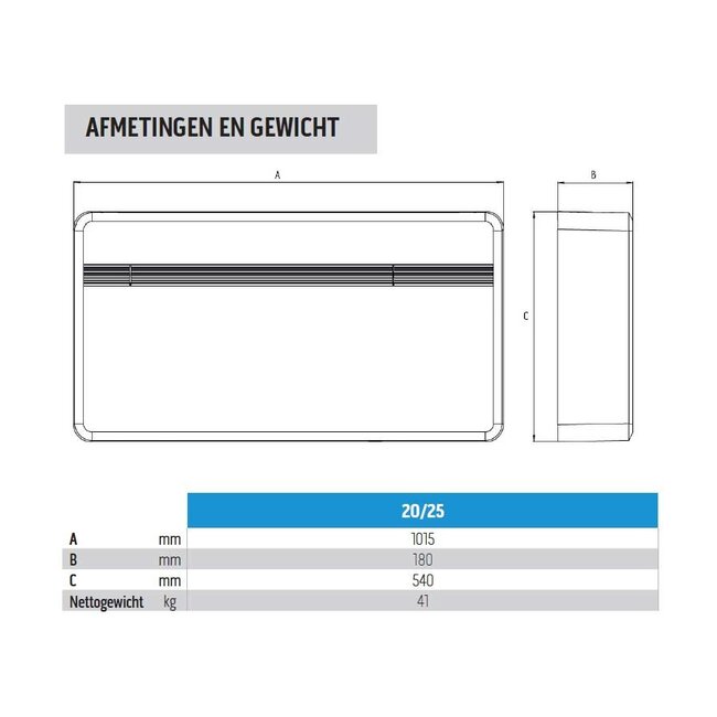 Olimpia Splendid Unico Evo 30 HP EVANX R32 monoblock airco + invertermotor + elektrisch verwarmingselement