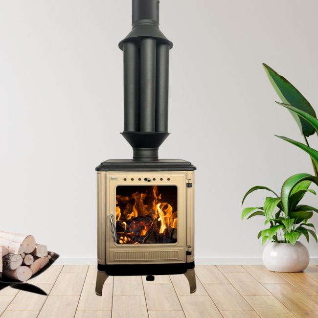 Vulkan (Hout)kachel warmtewisselaar (150 mm, 6 buizen)